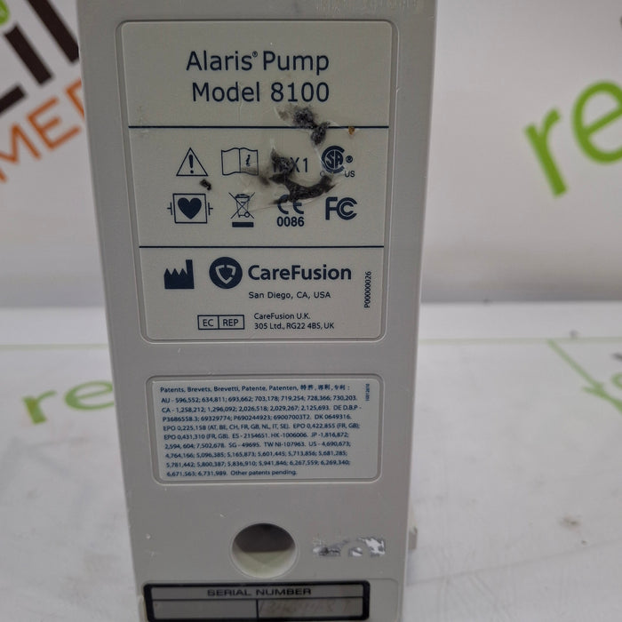 CareFusion Alaris 8100 LVP Infusion Pump Module