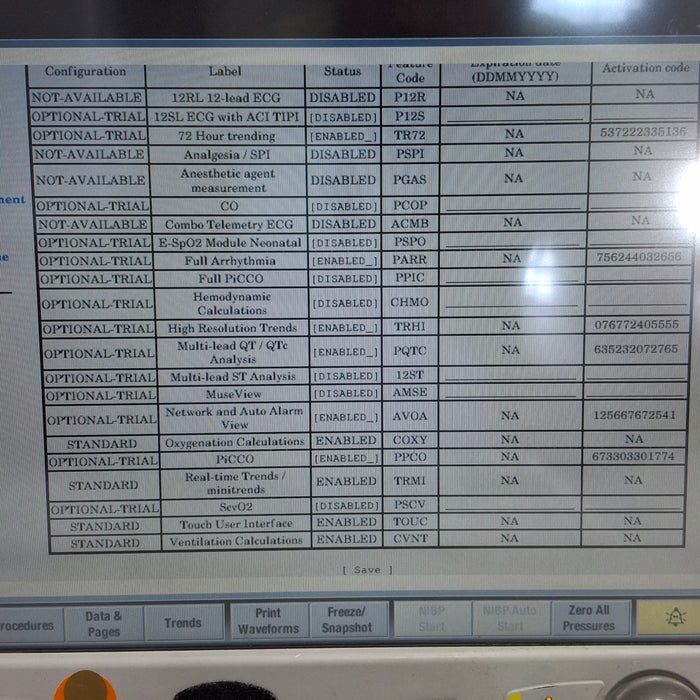 GE Healthcare Carescape B650 Neonatal Care Patient Monitor