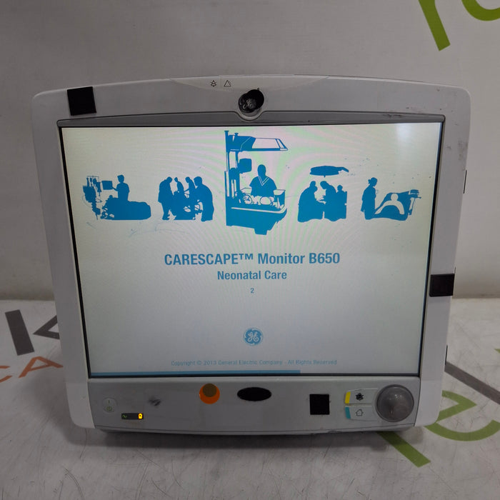 GE Healthcare Carescape B650 Neonatal Care Patient Monitor