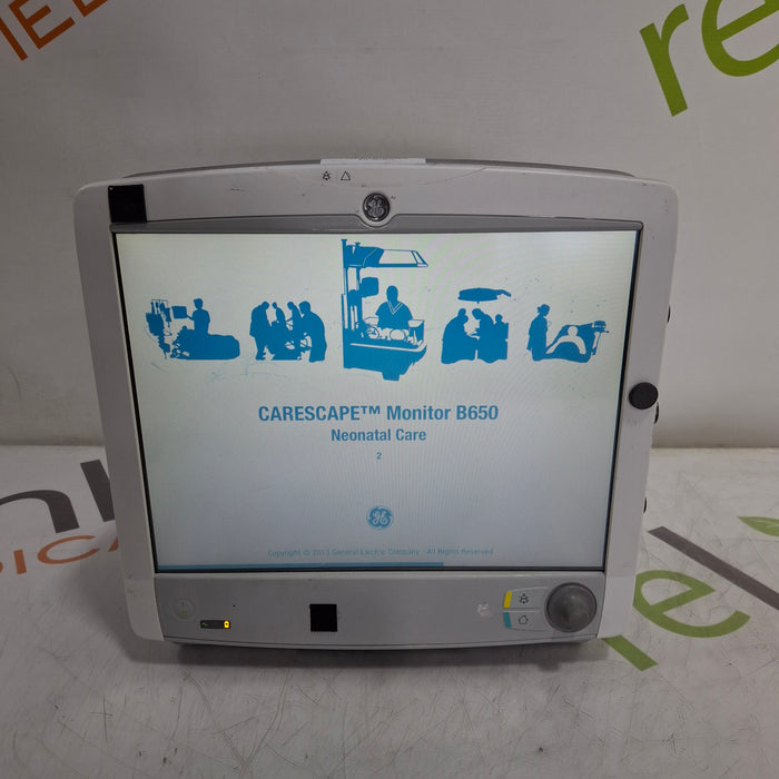 GE Healthcare Carescape B650 Neonatal Care Patient Monitor