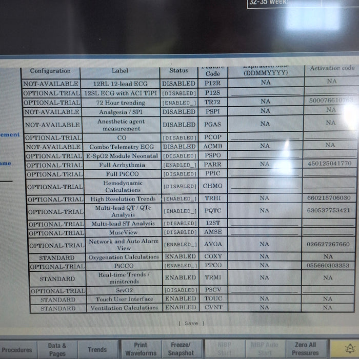 GE Healthcare Carescape B650 Neonatal Care Patient Monitor