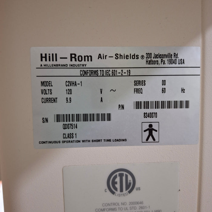 Hill-Rom C2000 Infant Incubator