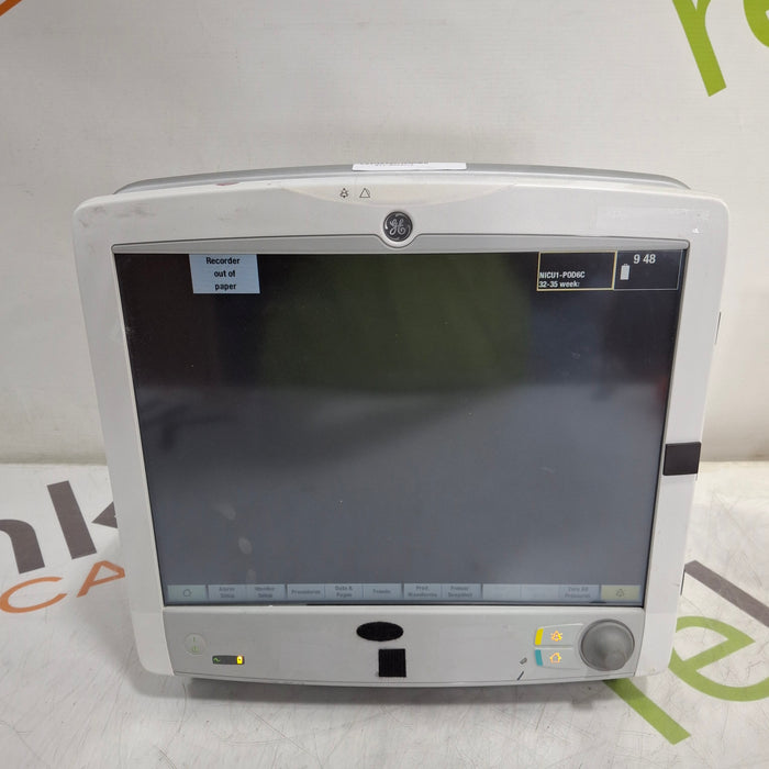 GE Healthcare Carescape B650 Neonatal Care Patient Monitor
