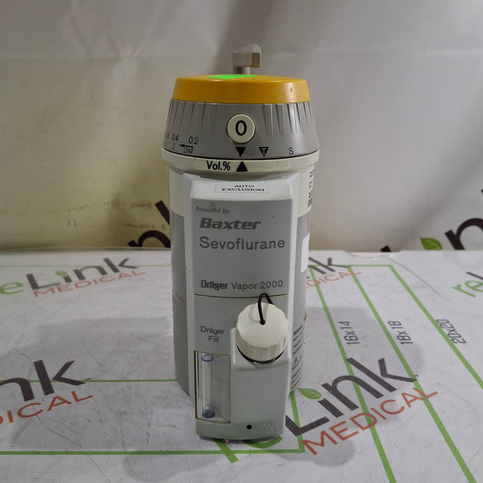 Draeger Medical Vapor 2000 Sevoflurane Vaporizer