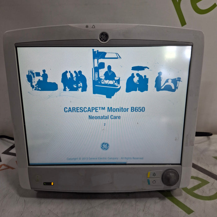GE Healthcare Carescape B650 Neonatal Care Patient Monitor