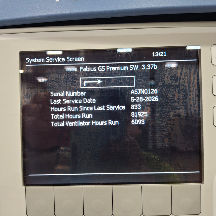 Draeger Medical Fabius GS Premium Anesthesia Machine