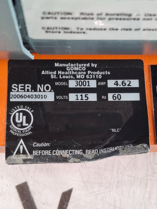 Gomco 3001 Vacuum Aspiration Pump