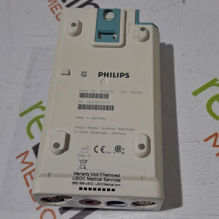 Philips M3001A-A02C06 OxiMax SpO2, NIBP, ECG, Temp, IBP MMS Module