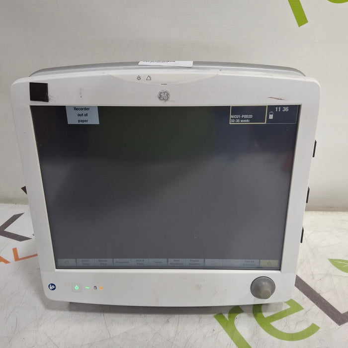GE Healthcare Carescape B650 Neonatal Care Patient Monitor