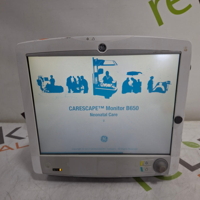 GE Healthcare Carescape B650 Neonatal Care Patient Monitor