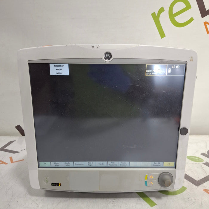 GE Healthcare Carescape B650 Neonatal Care Patient Monitor