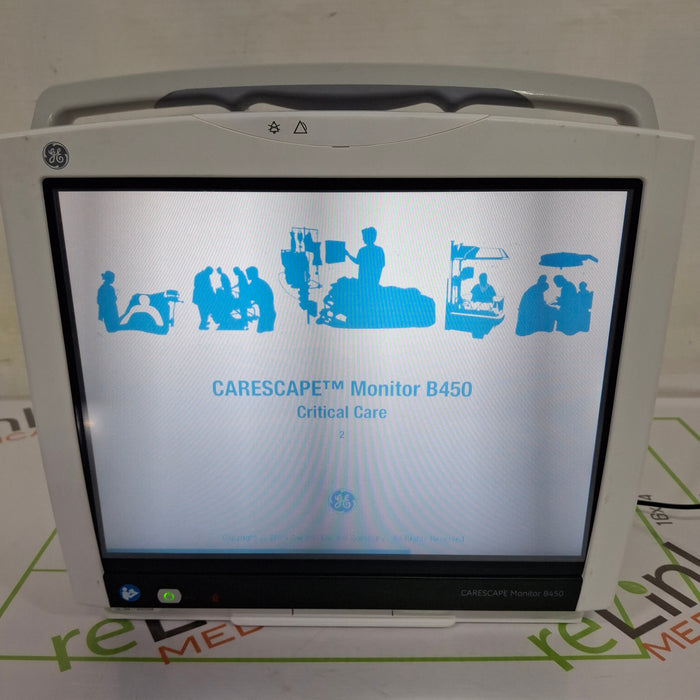 GE Healthcare Carescape B450 Critical Care Patient Monitor
