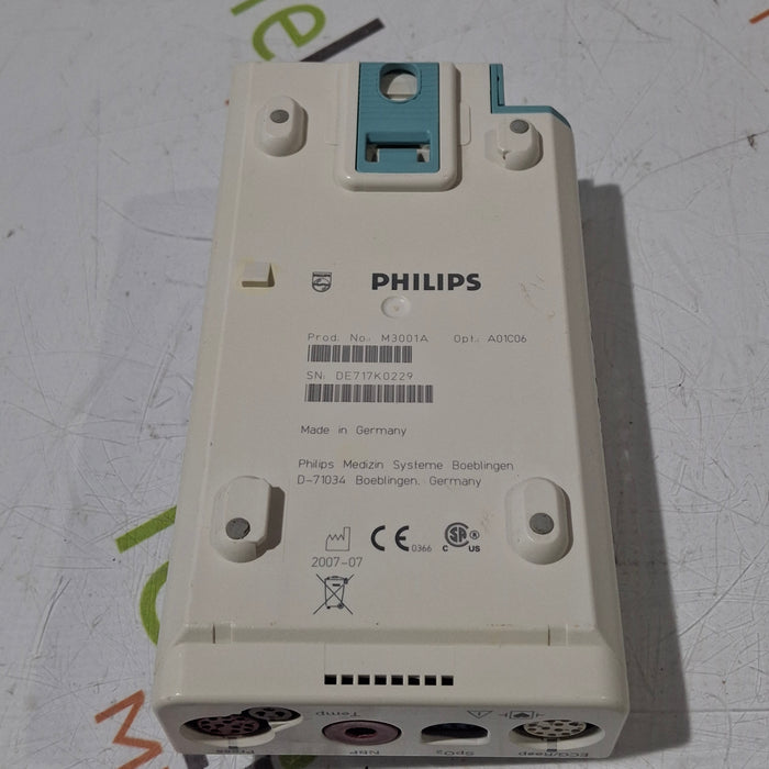 Philips M3001A-A01C06 Fast SpO2, NIBP, ECG, Temp, IBP MMS Module