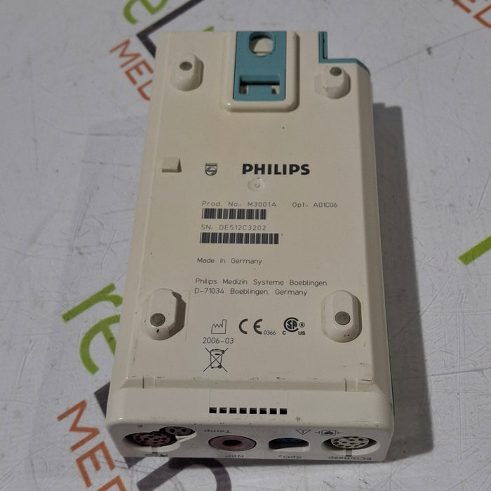 Philips M3001A-A01C06 Fast SpO2, NIBP, ECG, Temp, IBP MMS Module
