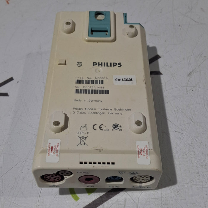 Philips M3001A-A03C06 Masimo SpO2, NIBP, ECG, Temp, IBP MMS Module