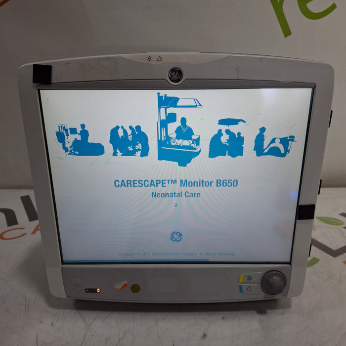 GE Healthcare Carescape B650 Neonatal Care Patient Monitor