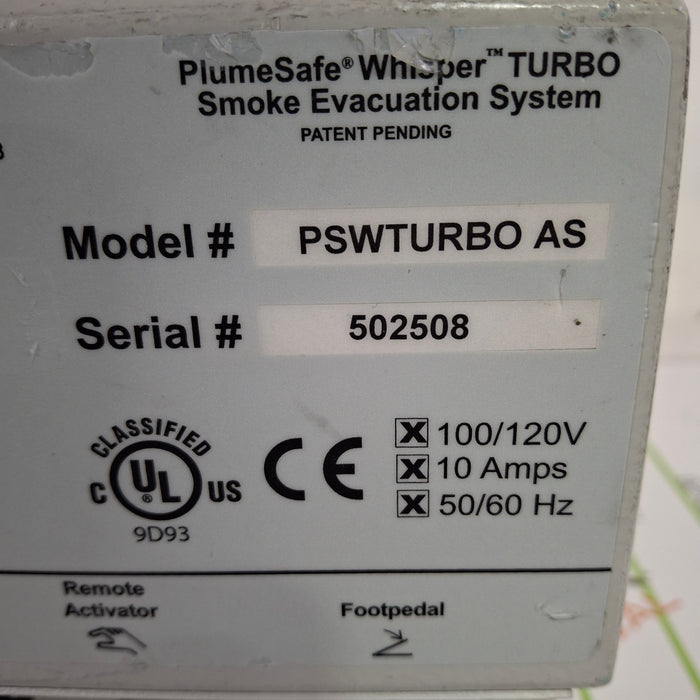 Buffalo Filter PWSTURBO AS Smoke Evacuation System