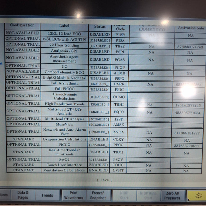 GE Healthcare Carescape B650 Neonatal Care Patient Monitor