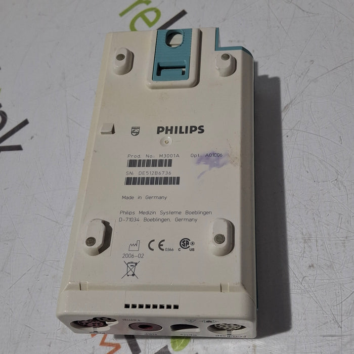 Philips M3001A-A01C06 Fast SpO2, NIBP, ECG, Temp, IBP MMS Module