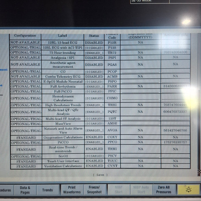 GE Healthcare Carescape B650 Neonatal Care Patient Monitor