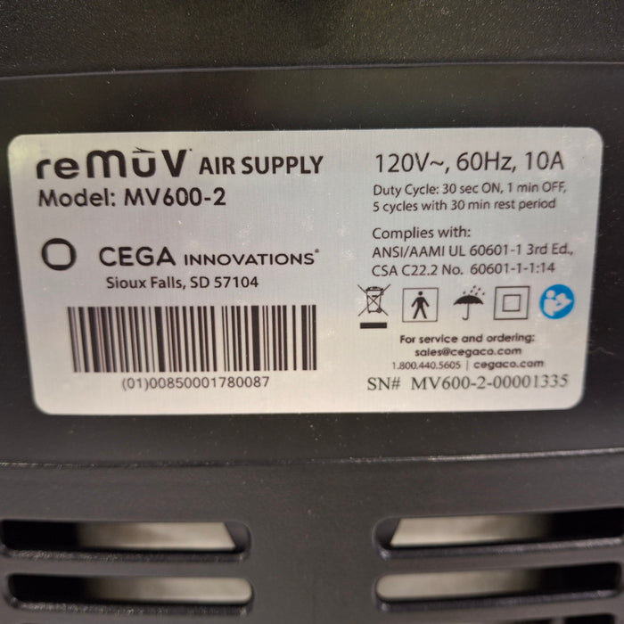 CEGA Innovations reMuV Air Supply Pump