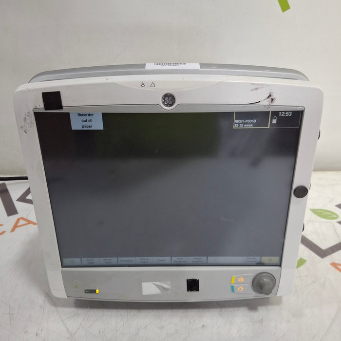 GE Healthcare Carescape B650 Neonatal Care Patient Monitor