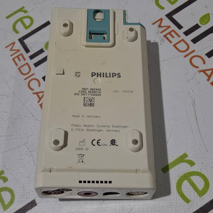 Philips M3001A-A03C06 Masimo SpO2, NIBP, ECG, Temp, IBP MMS Module