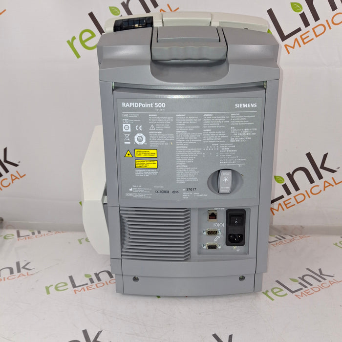 Siemens Rapidpoint 500 Blood Gas Analyzer