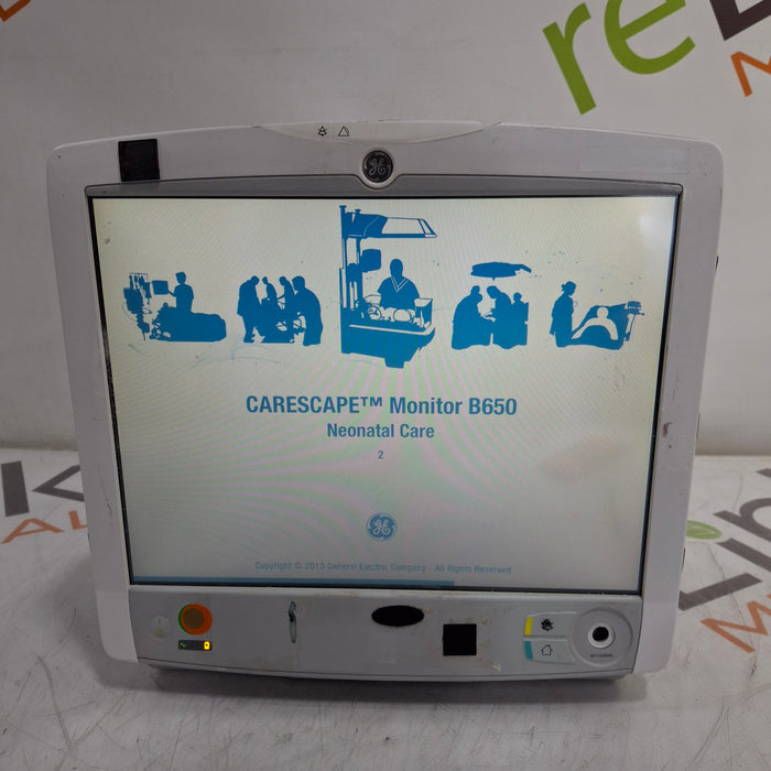 GE Healthcare Carescape B650 Neonatal Care Patient Monitor