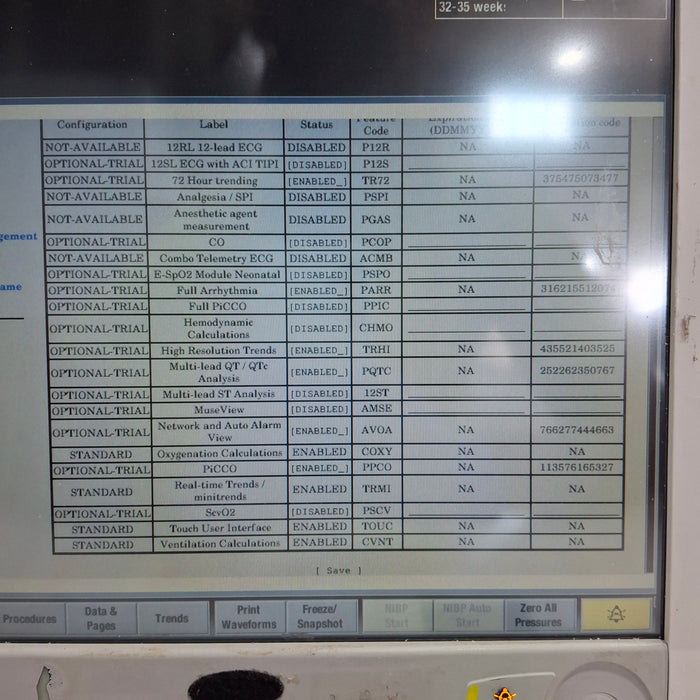 GE Healthcare Carescape B650 Neonatal Care Patient Monitor