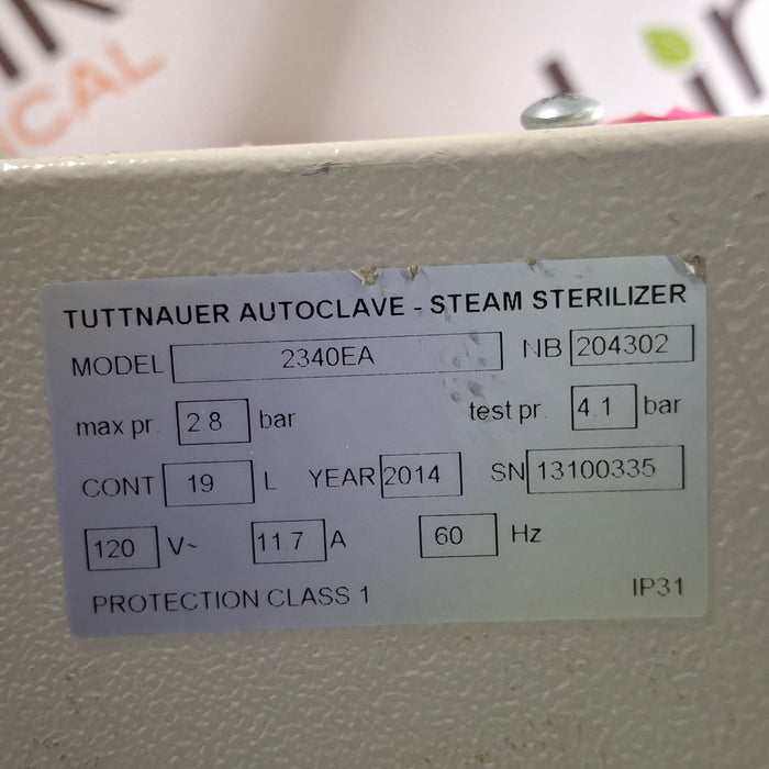 Tuttnauer 2340EA Autoclave