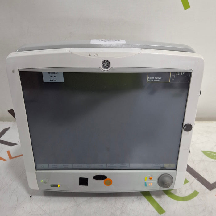 GE Healthcare Carescape B650 Neonatal Care Patient Monitor