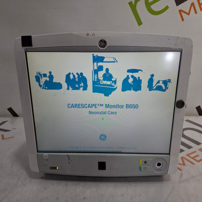 GE Healthcare Carescape B650 Neonatal Care Patient Monitor