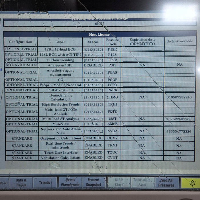GE Healthcare Carescape B650 Critical Care Patient Monitor