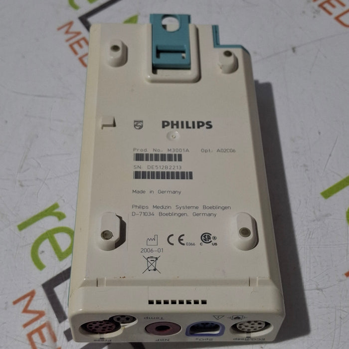 Philips M3001A-A02C06 OxiMax SpO2, NIBP, ECG, Temp, IBP MMS Module