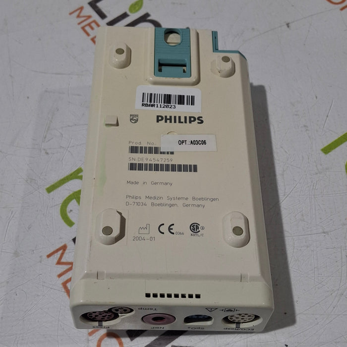 Philips M3001A-A03C06 Masimo SpO2, NIBP, ECG, Temp, IBP MMS Module