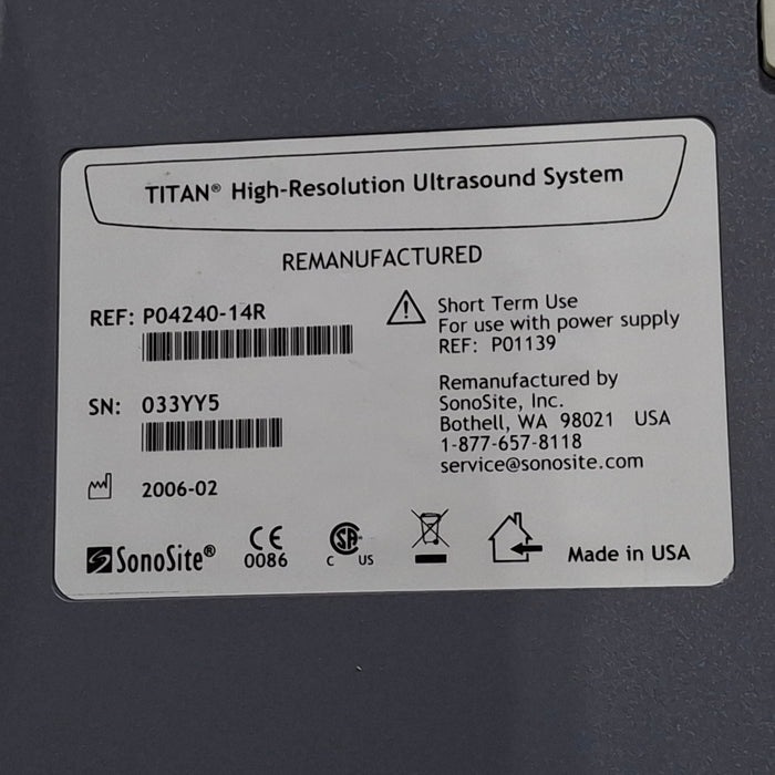 Sonosite Titan Portable Ultrasound