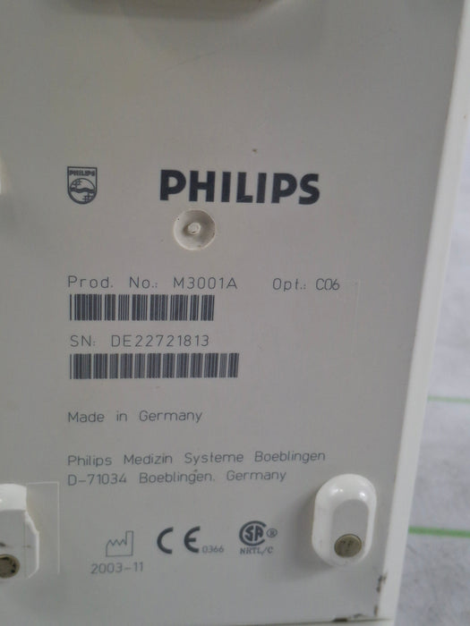 Philips M3001A-C06 Fast SpO2, NIBP, ECG, Temp, IBP MMS Module