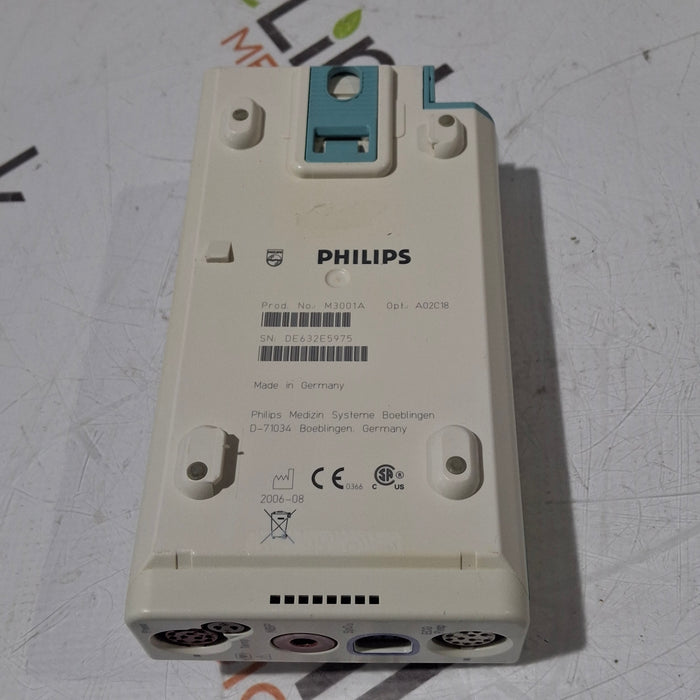 Philips M3001A-A02C18 OxiMax SpO2, NIBP, 12 lead ECG, Temp, IBP MMS Module
