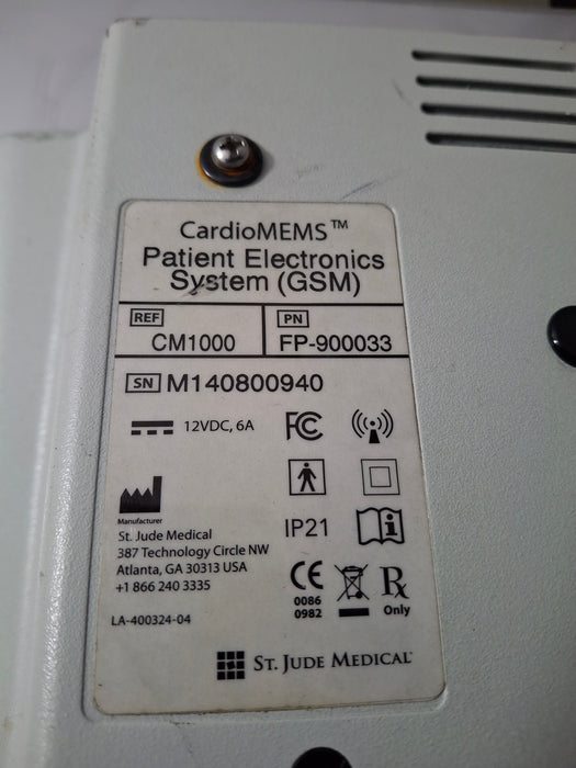 St. Jude Medical, Inc. CardioMEMS CM1000 Patient Monitoring System