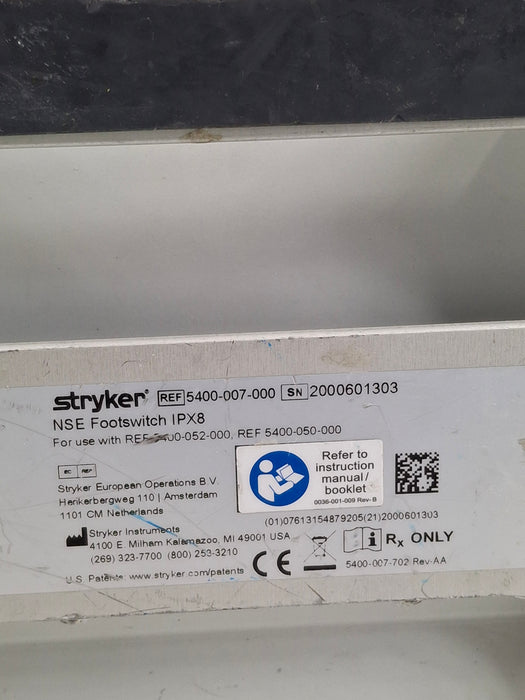 Stryker 5400-007-000 NSE Footswitch