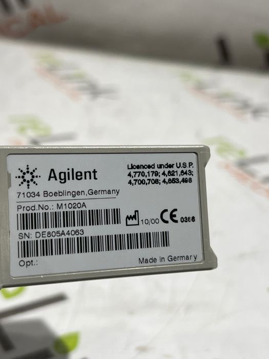 Hewlett Packard M1020A SpO2/PLETH Single Parameter Module