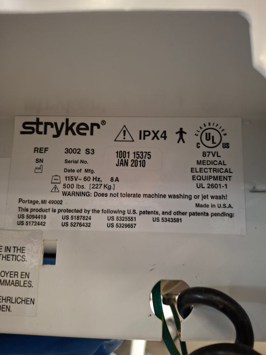 Stryker Secure III 3002 Hospital Bed