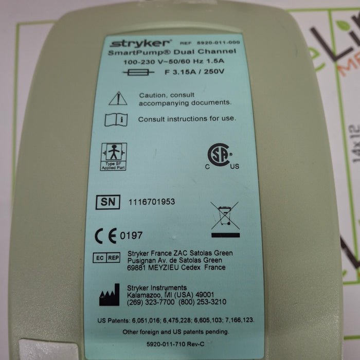 Stryker SmartPump Dual Channel Tourniquet