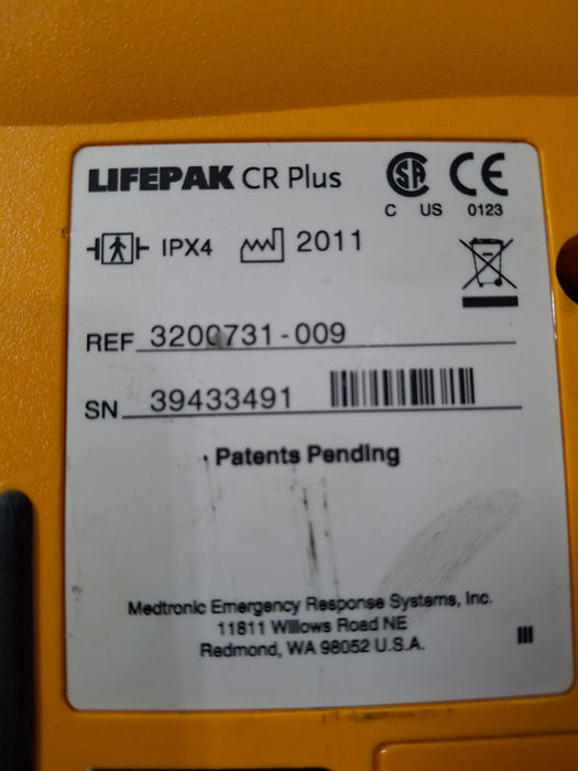 Medtronic LifePak CR Plus Defibrillator
