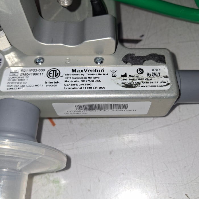 Maxtec, Inc. MaxVenturi Blender w/O2 Analyzer