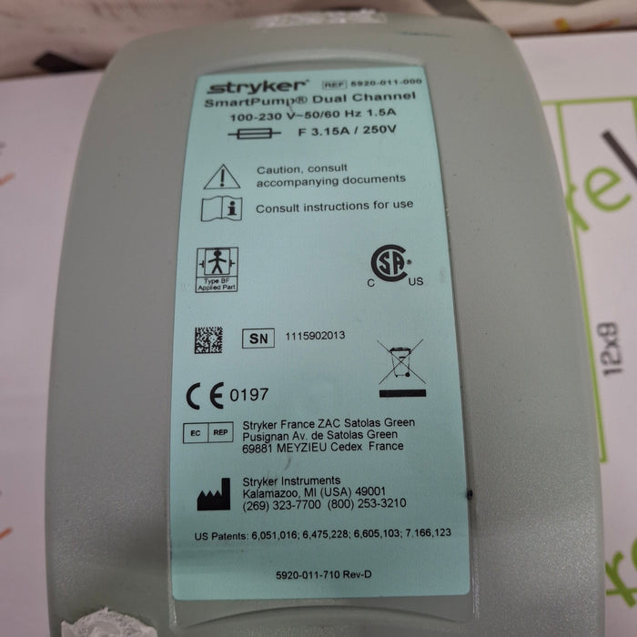 Stryker SmartPump Dual Channel Tourniquet