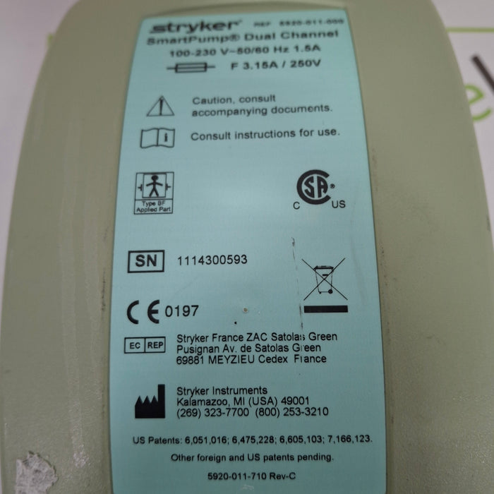 Stryker SmartPump Dual Channel Tourniquet