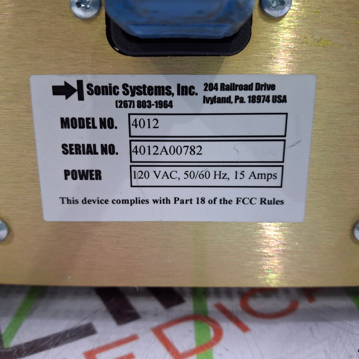 Sonic Systems, Inc. 4012 Double Module Ultrasonic Generator