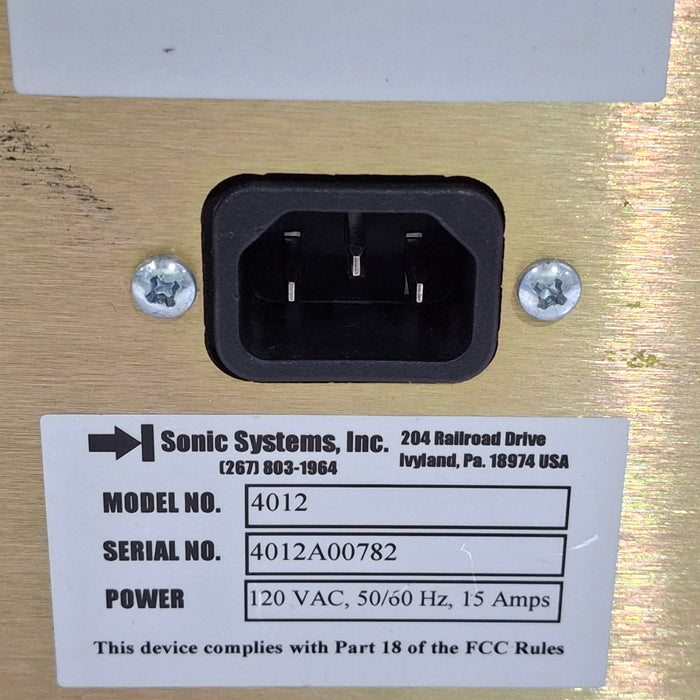 Sonic Systems, Inc. 4012 Double Module Ultrasonic Generator